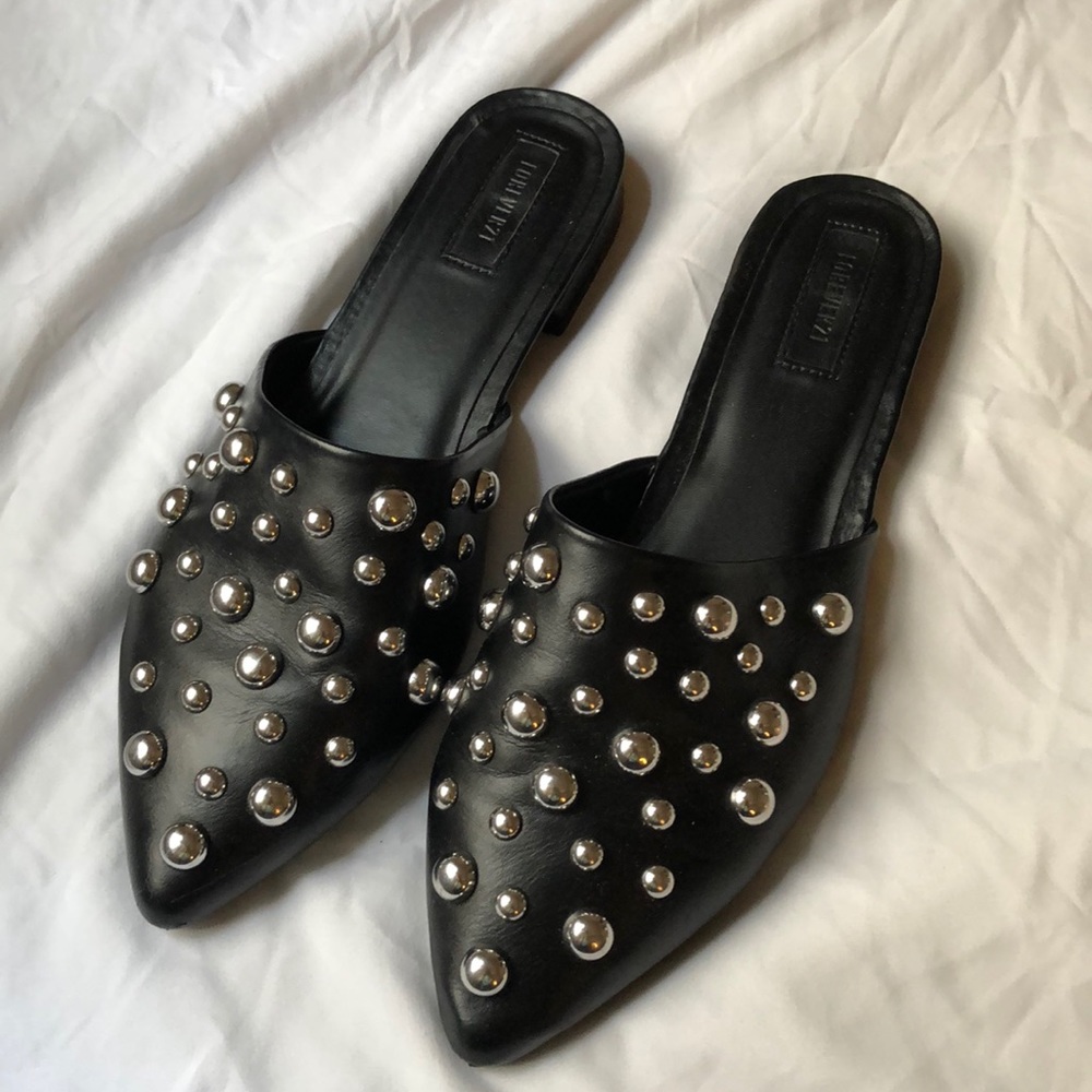 Studded mules